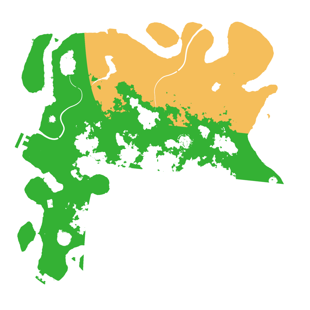 Biome Rust Map: Procedural Map, Size: 4000, Seed: 99676244