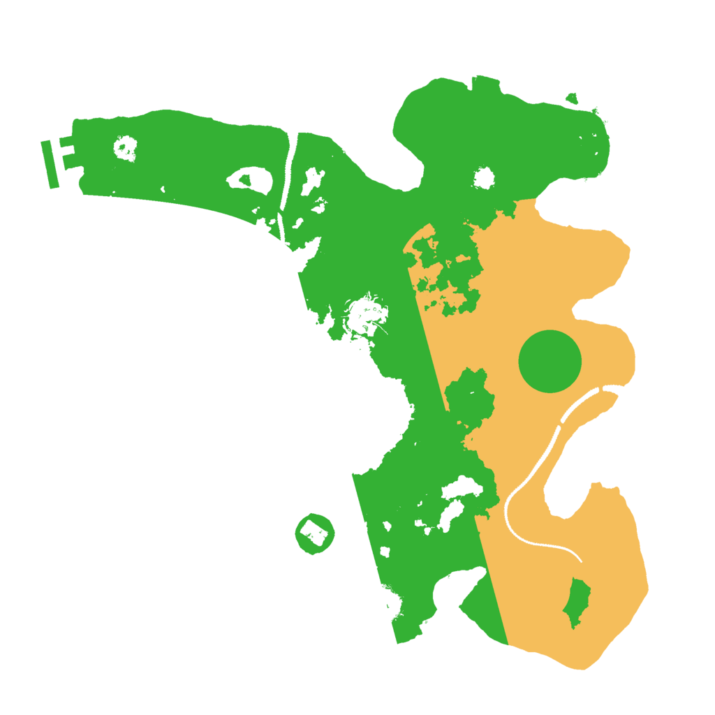 Biome Rust Map: Procedural Map, Size: 3000, Seed: 955241967