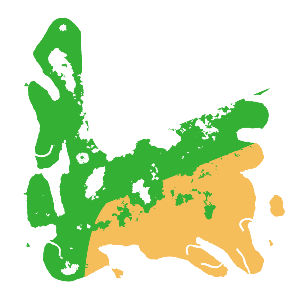 Biome Rust Map: Procedural Map, Size: 3800, Seed: 158852951