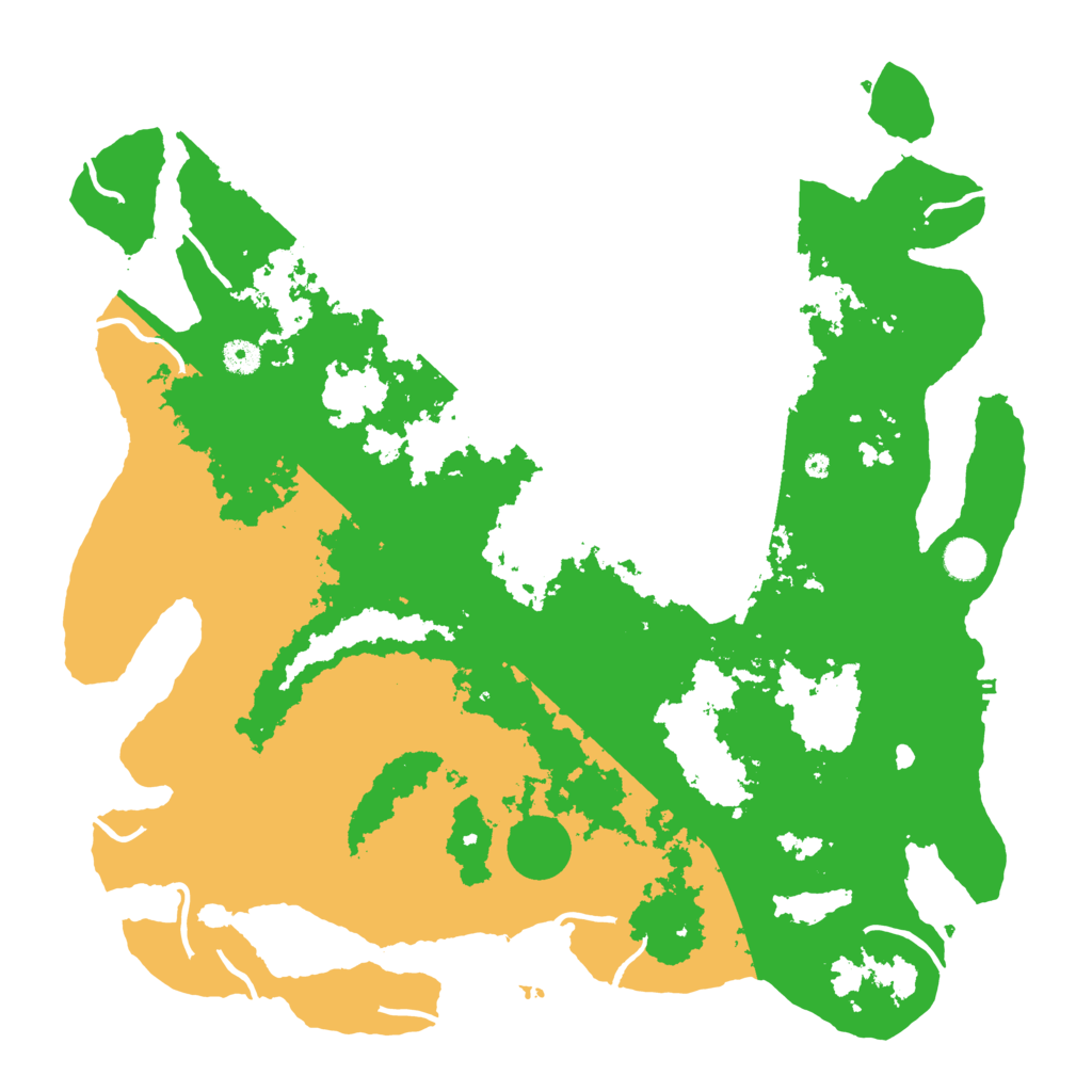Biome Rust Map: Procedural Map, Size: 4500, Seed: 1576129189