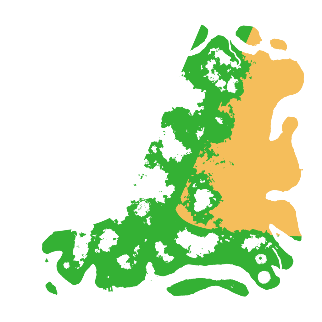 Biome Rust Map: Procedural Map, Size: 4500, Seed: 1223233028