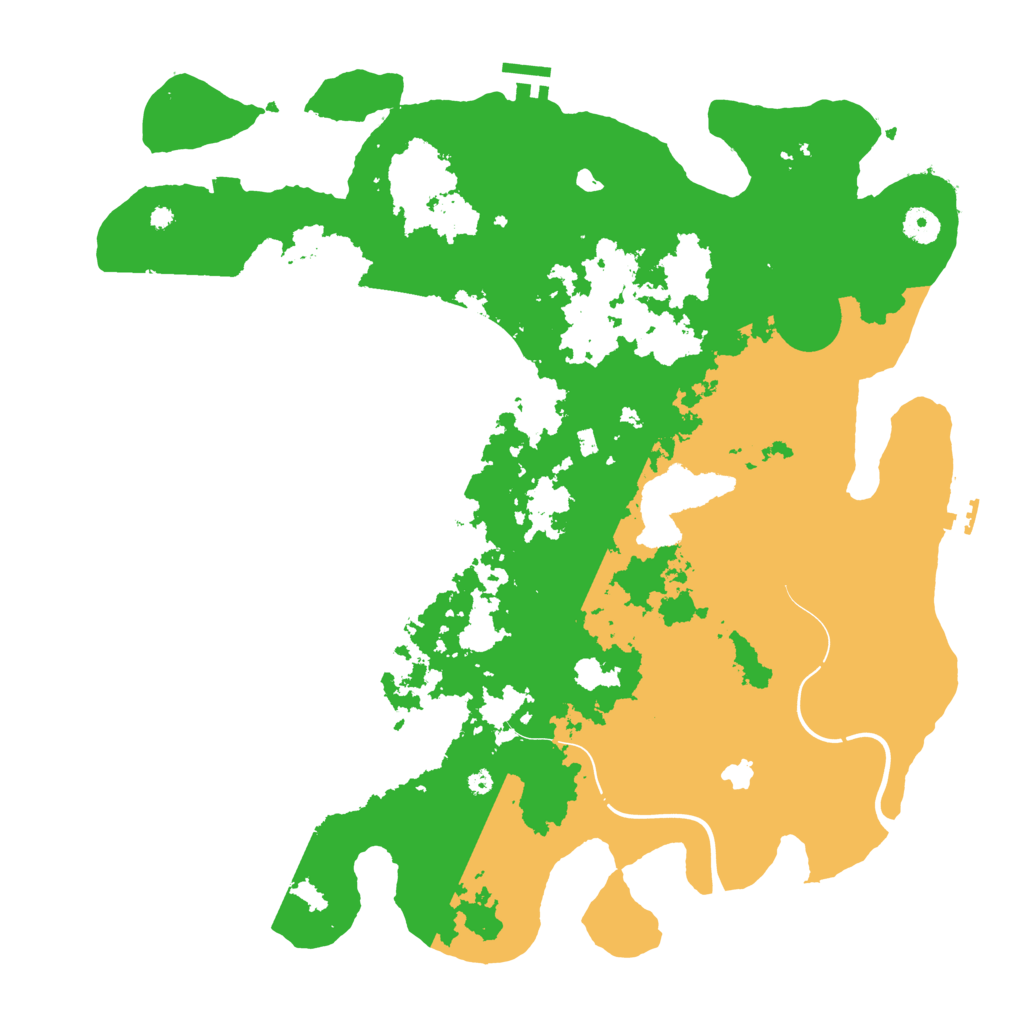 Biome Rust Map: Procedural Map, Size: 4250, Seed: 47274813
