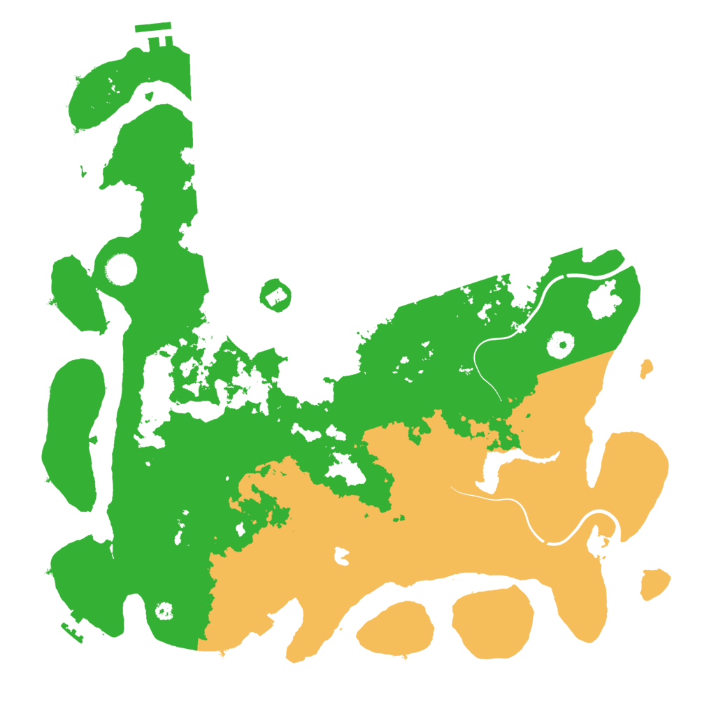 Biome Rust Map: Procedural Map, Size: 4000, Seed: 150566036