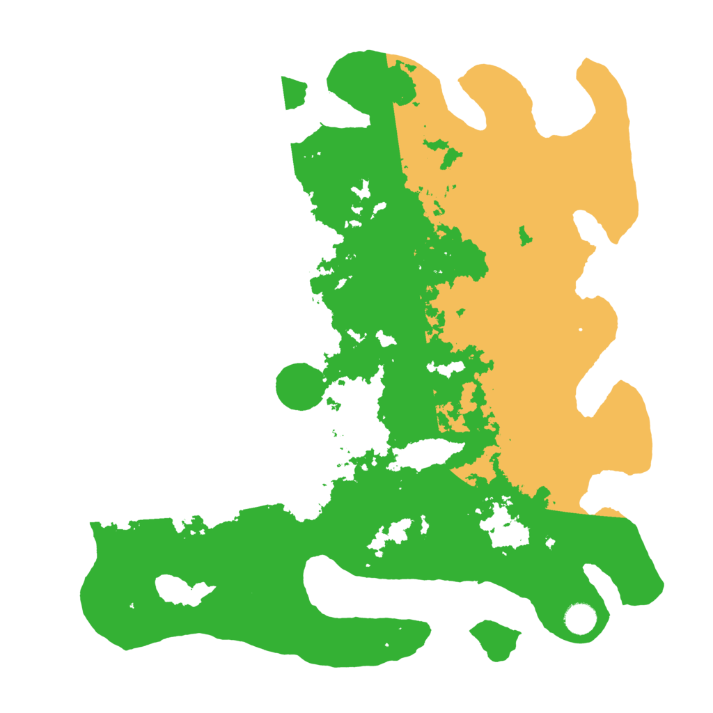 Biome Rust Map: Barren, Size: 4000, Seed: 143245