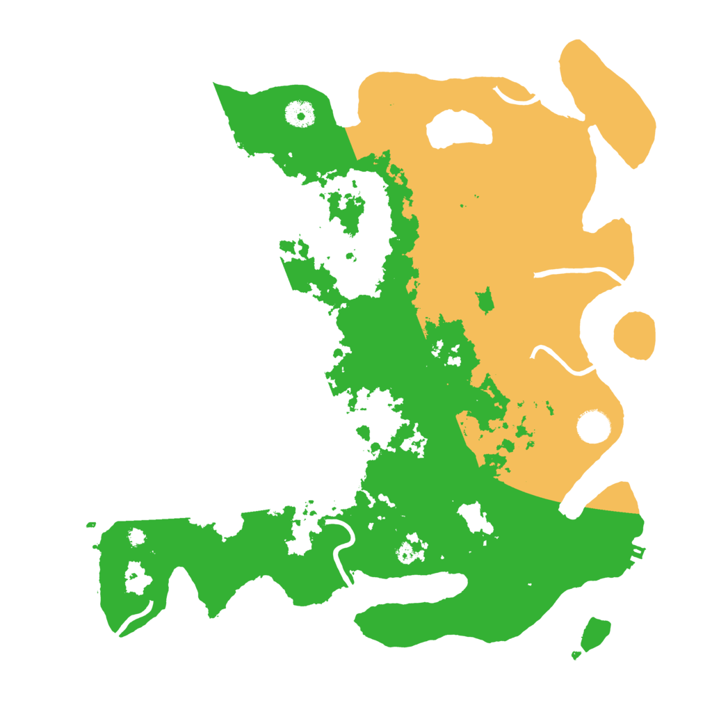 Biome Rust Map: Procedural Map, Size: 3750, Seed: 13384