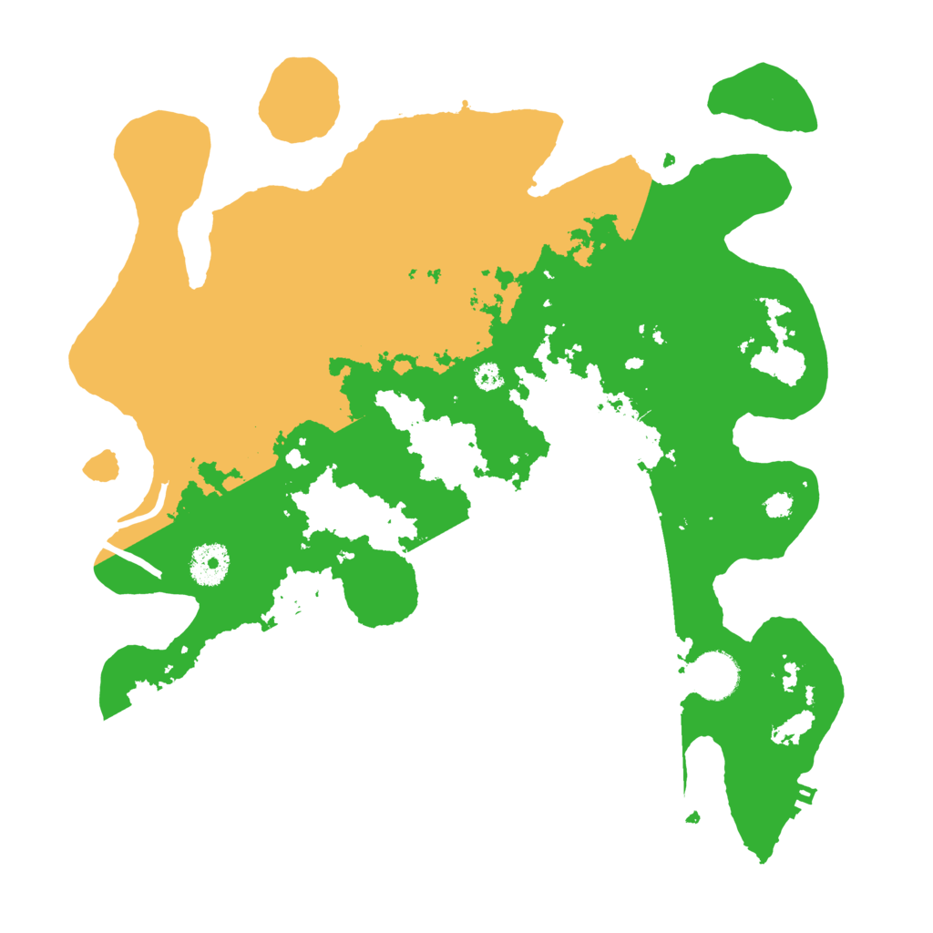 Biome Rust Map: Procedural Map, Size: 3400, Seed: 2042753765