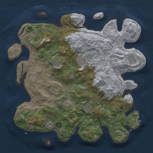 Thumbnail Rust Map: Procedural Map, Size: 4000, Seed: 990223, 16 Monuments