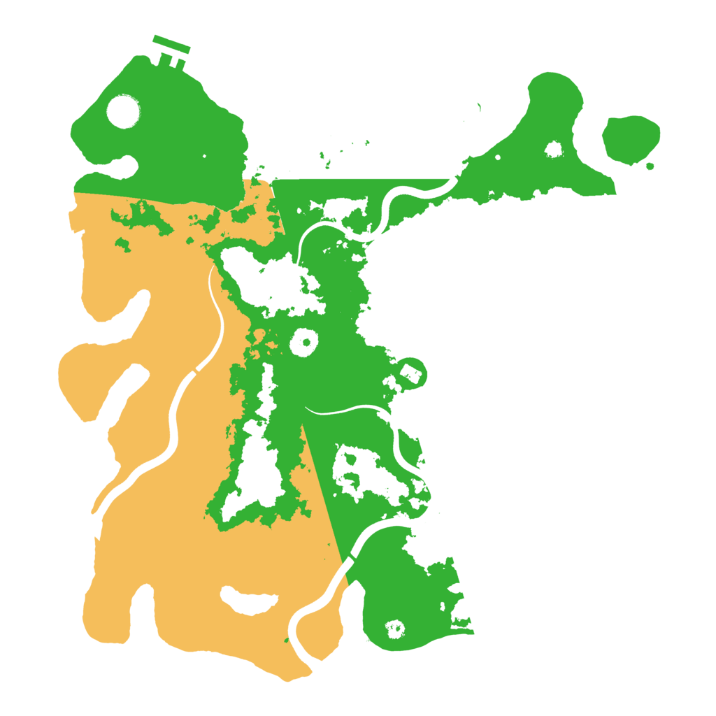 Biome Rust Map: Procedural Map, Size: 3800, Seed: 2848278