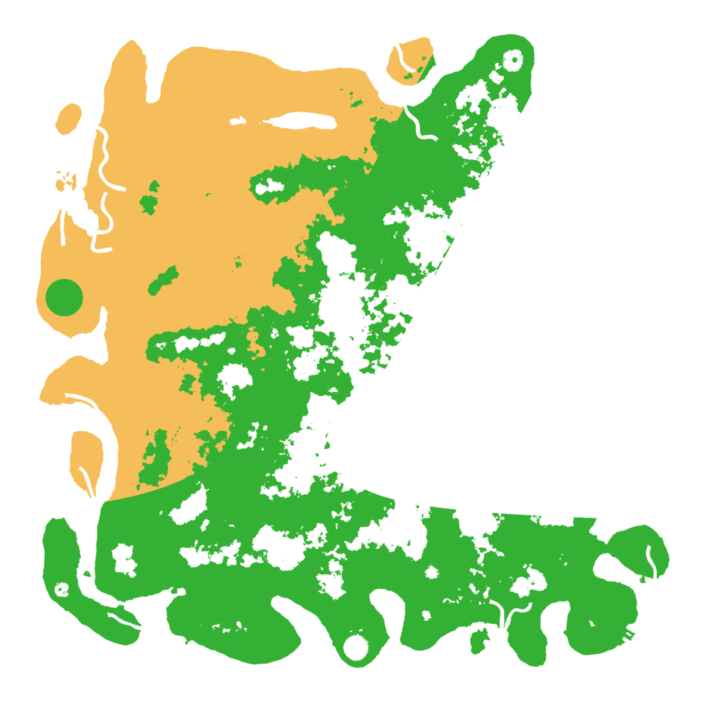 Biome Rust Map: Procedural Map, Size: 5000, Seed: 10056