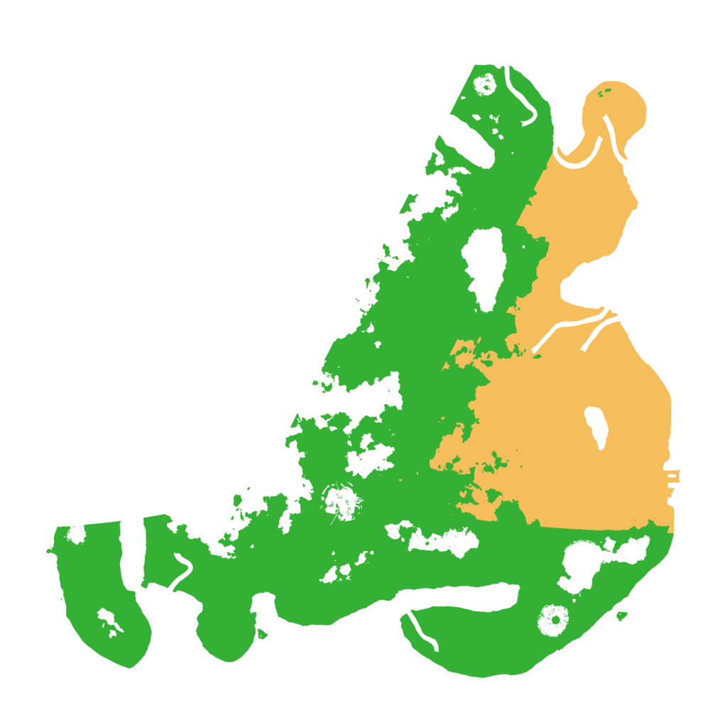 Biome Rust Map: Procedural Map, Size: 3500, Seed: 53302436