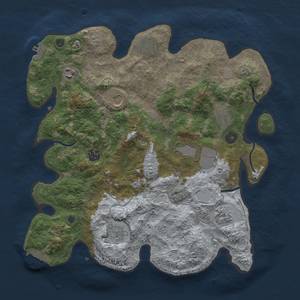 Thumbnail Rust Map: Procedural Map, Size: 3750, Seed: 46737545, 16 Monuments