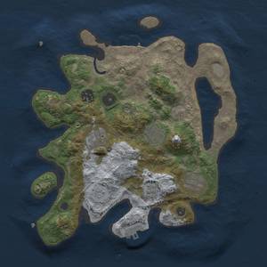 Thumbnail Rust Map: Procedural Map, Size: 3000, Seed: 19514, 12 Monuments