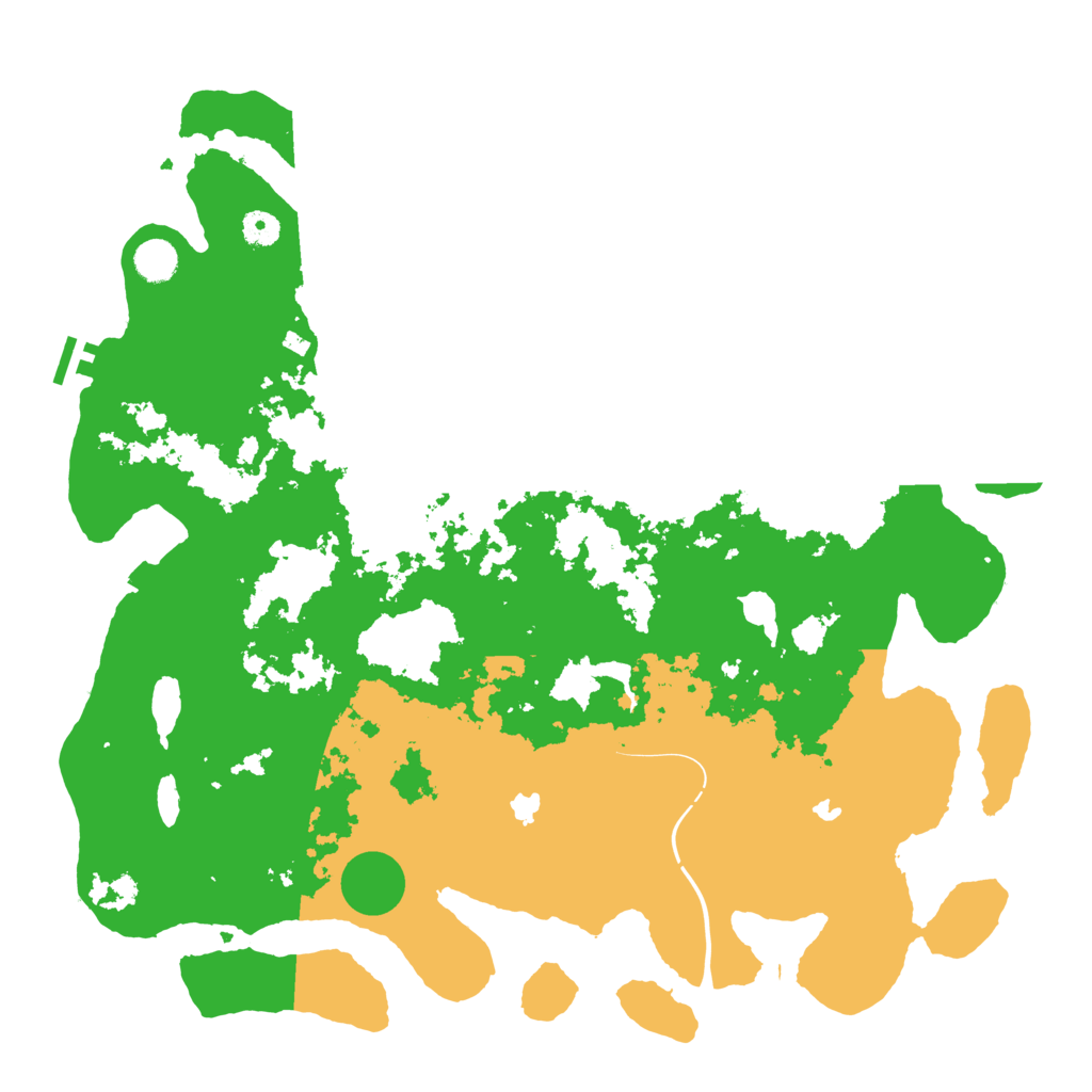 Biome Rust Map: Procedural Map, Size: 4500, Seed: 324619661
