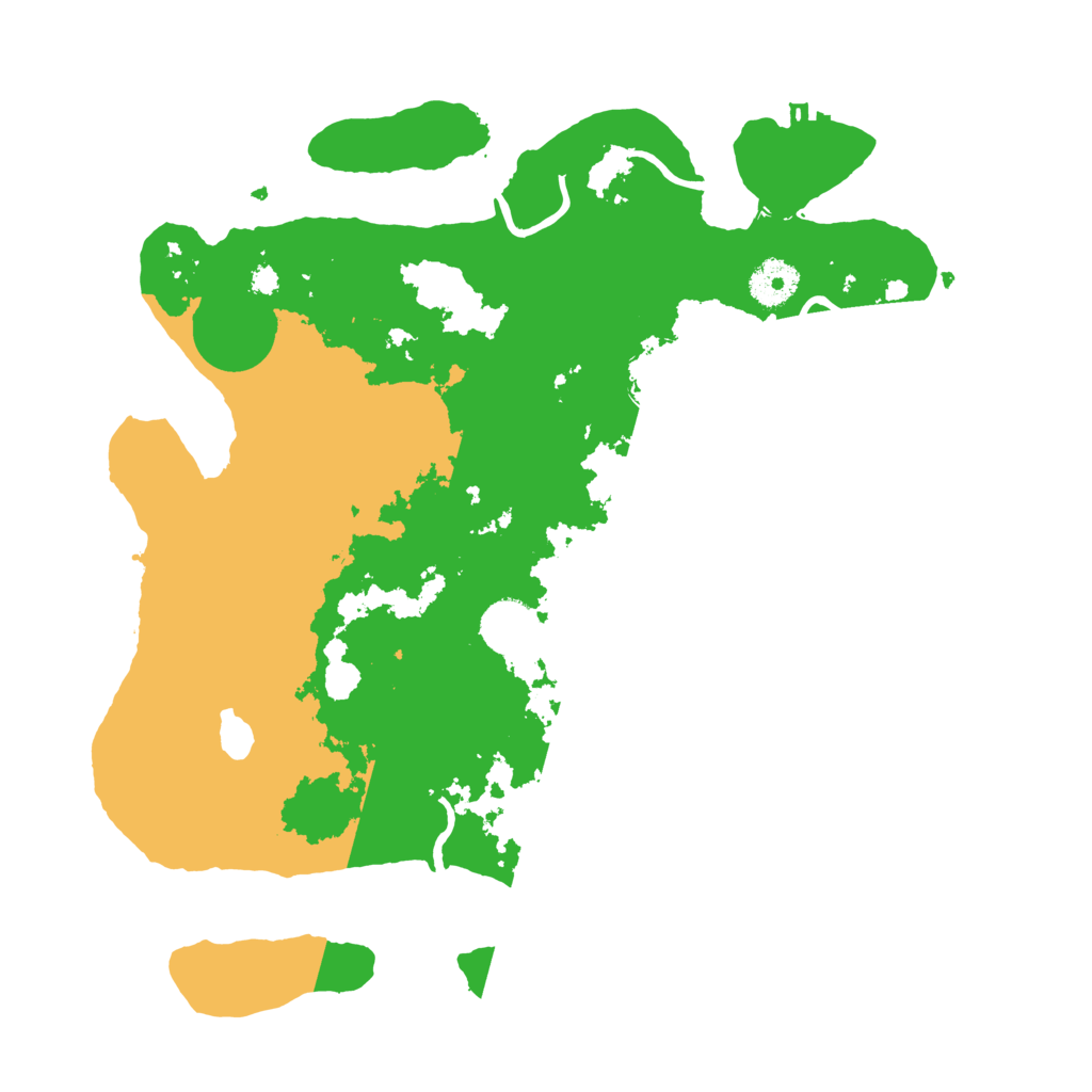 Biome Rust Map: Procedural Map, Size: 3500, Seed: 245853573