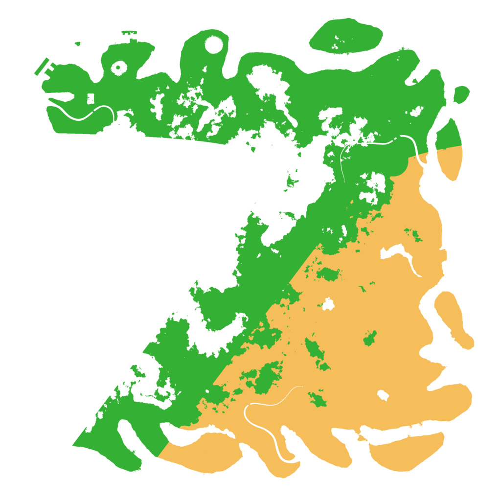 Biome Rust Map: Procedural Map, Size: 5000, Seed: 907887423