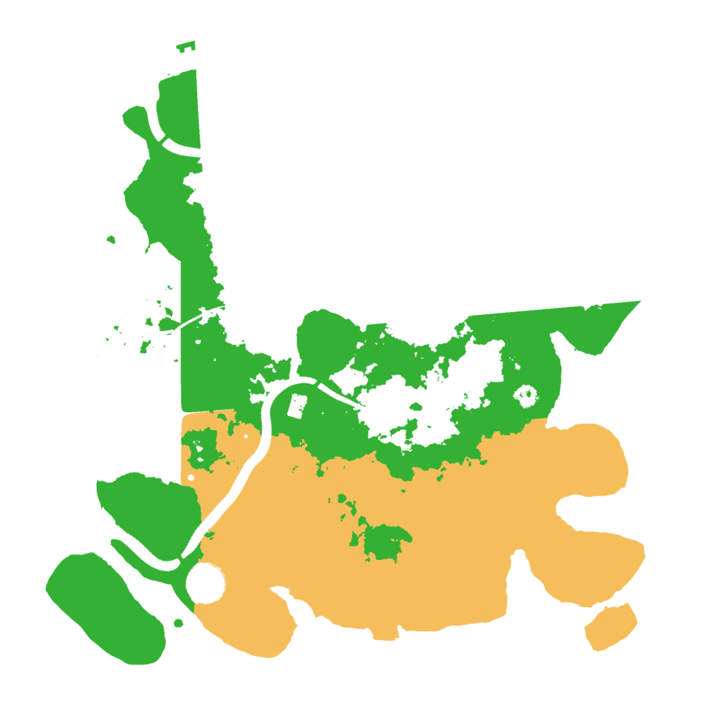 Biome Rust Map: Procedural Map, Size: 3250, Seed: 694203