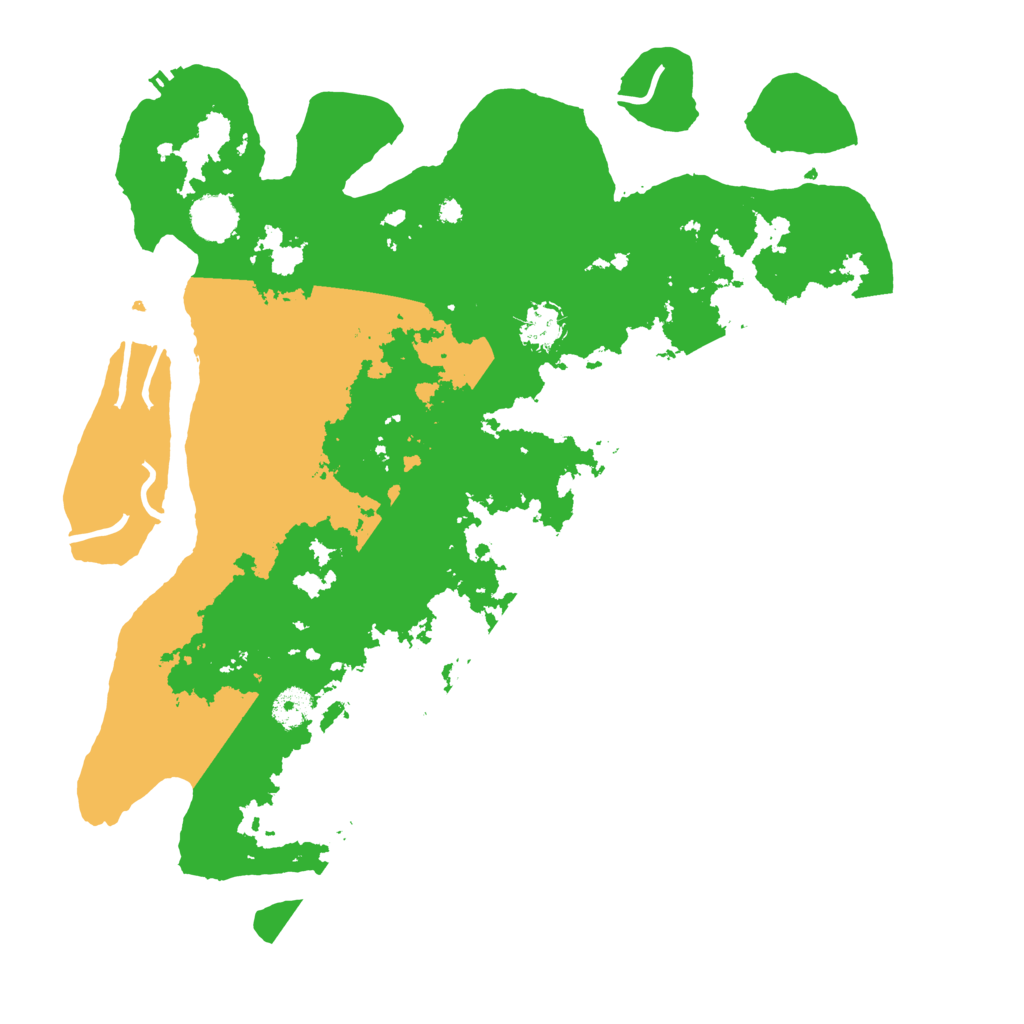 Biome Rust Map: Procedural Map, Size: 4000, Seed: 88697