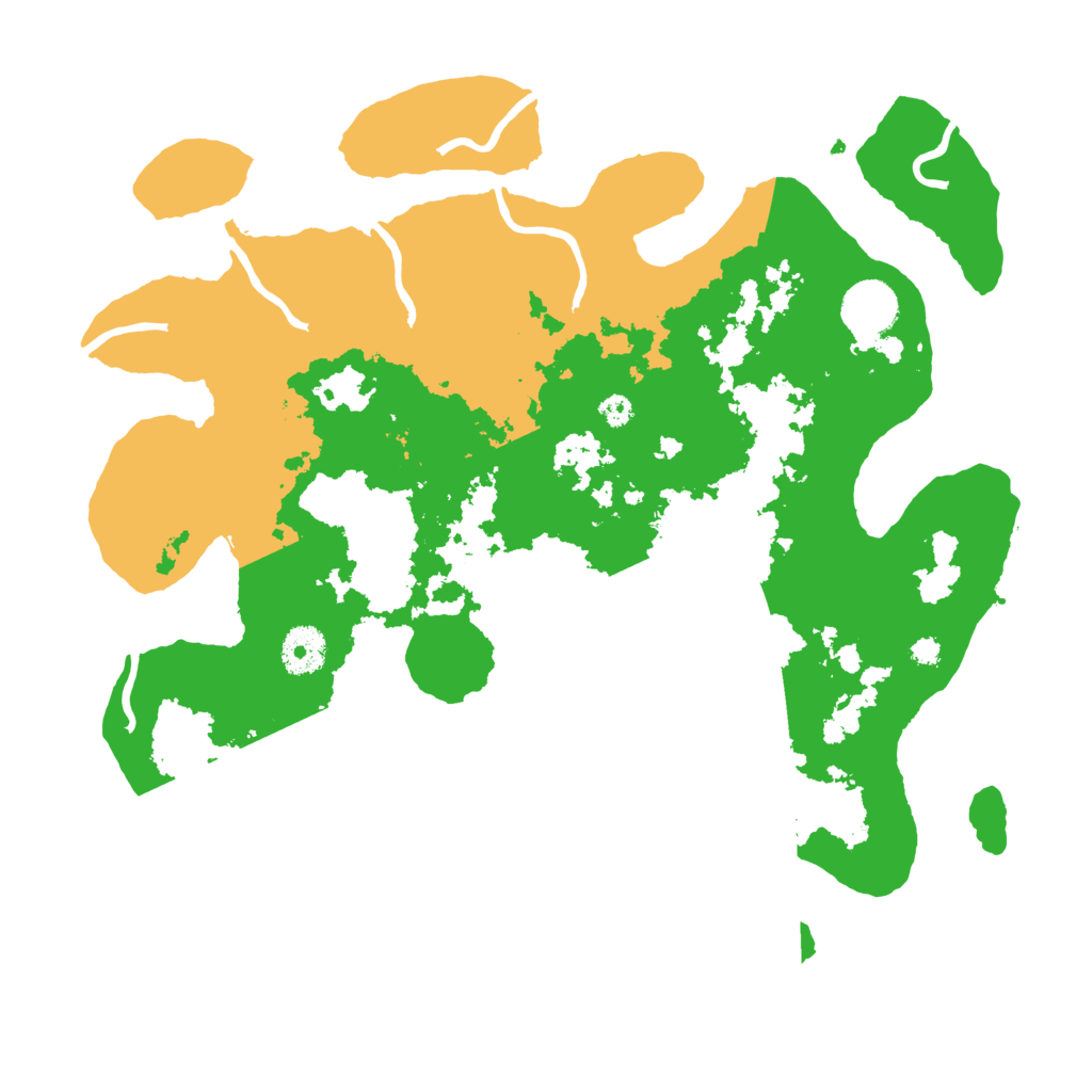 Biome Rust Map: Procedural Map, Size: 3500, Seed: 834953