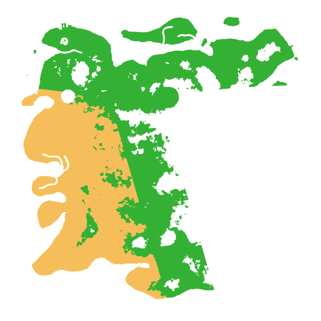 Biome Rust Map: Procedural Map, Size: 4250, Seed: 29600