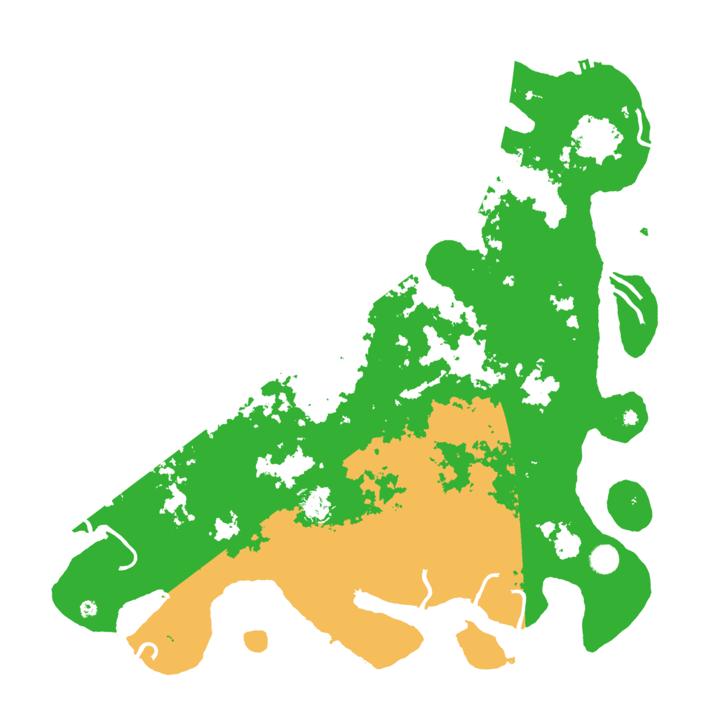 Biome Rust Map: Procedural Map, Size: 4300, Seed: 1110