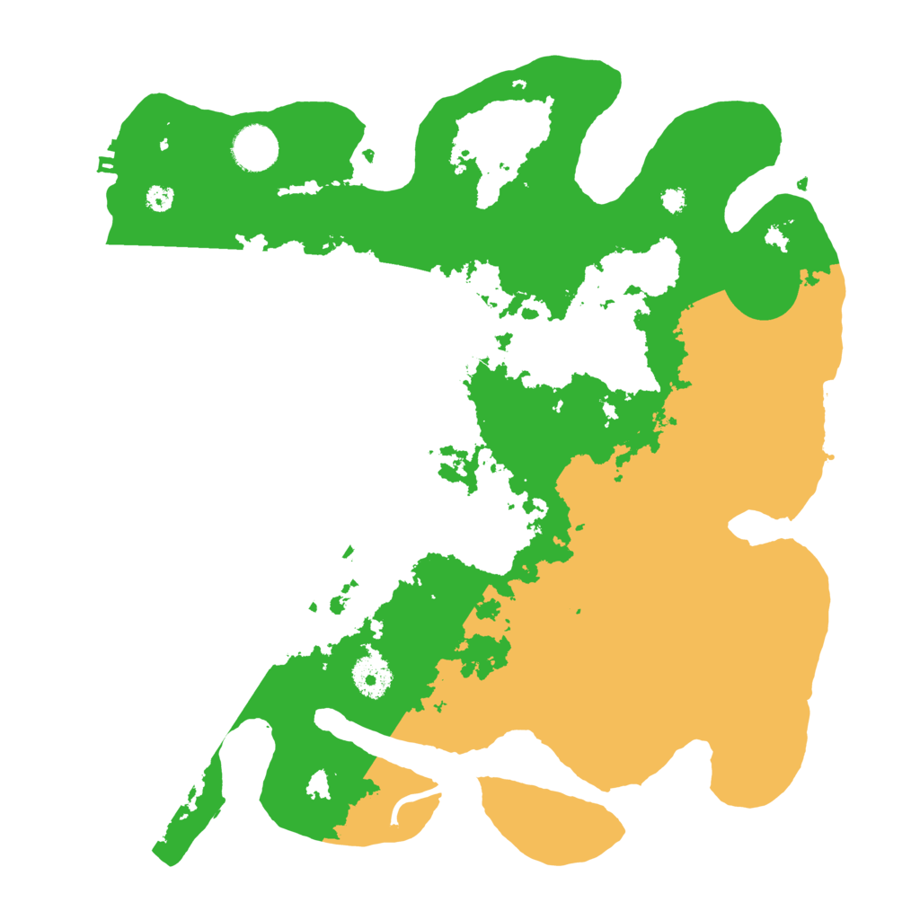 Biome Rust Map: Procedural Map, Size: 3500, Seed: 519902553