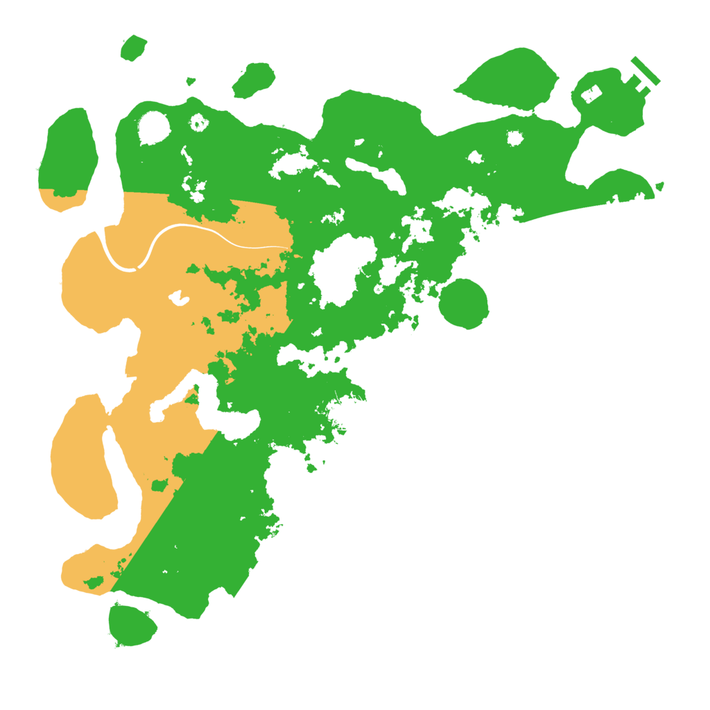 Biome Rust Map: Procedural Map, Size: 4000, Seed: 1739802492