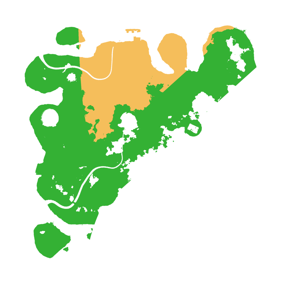 Biome Rust Map: Procedural Map, Size: 3000, Seed: 2118091475