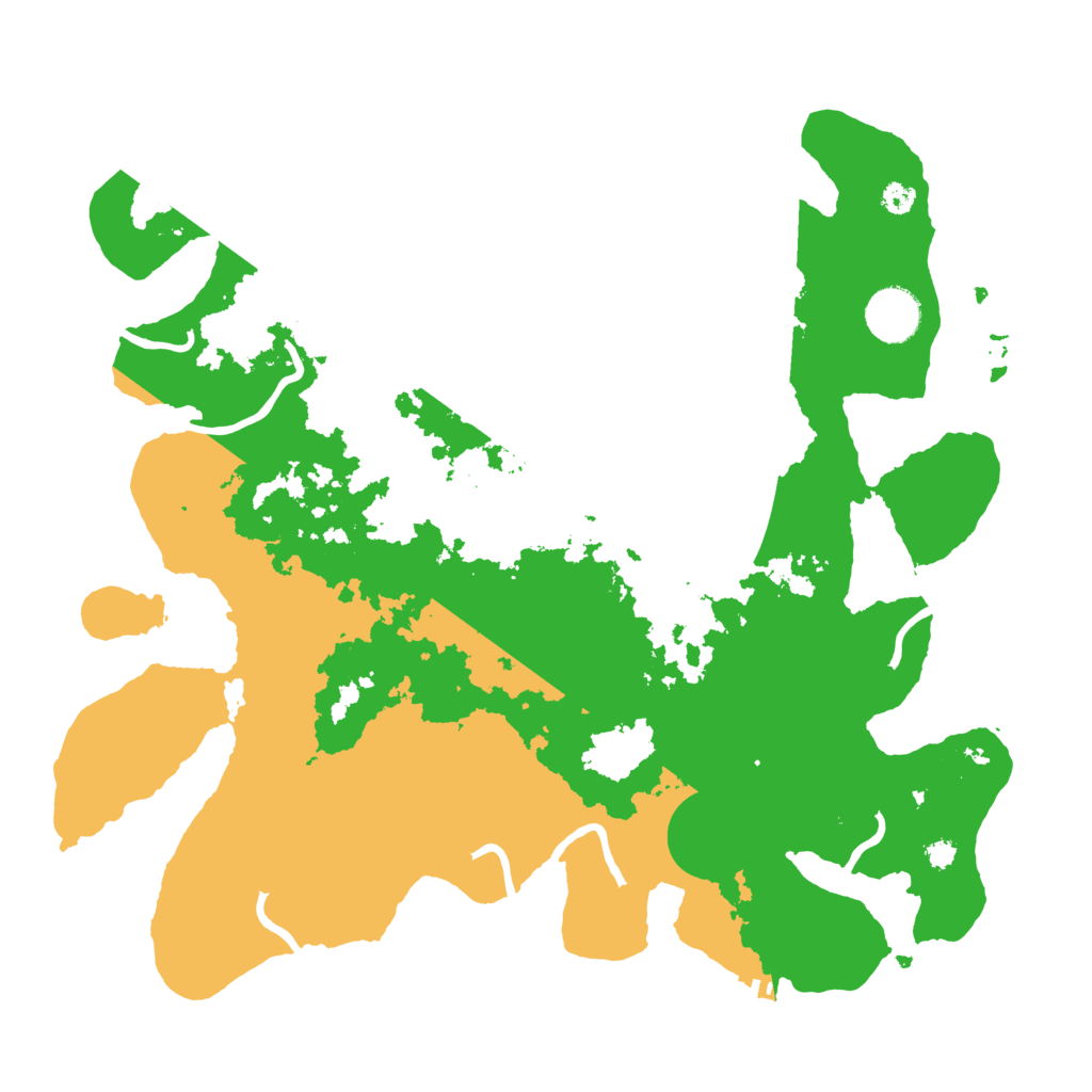 Biome Rust Map: Procedural Map, Size: 3500, Seed: 478755403