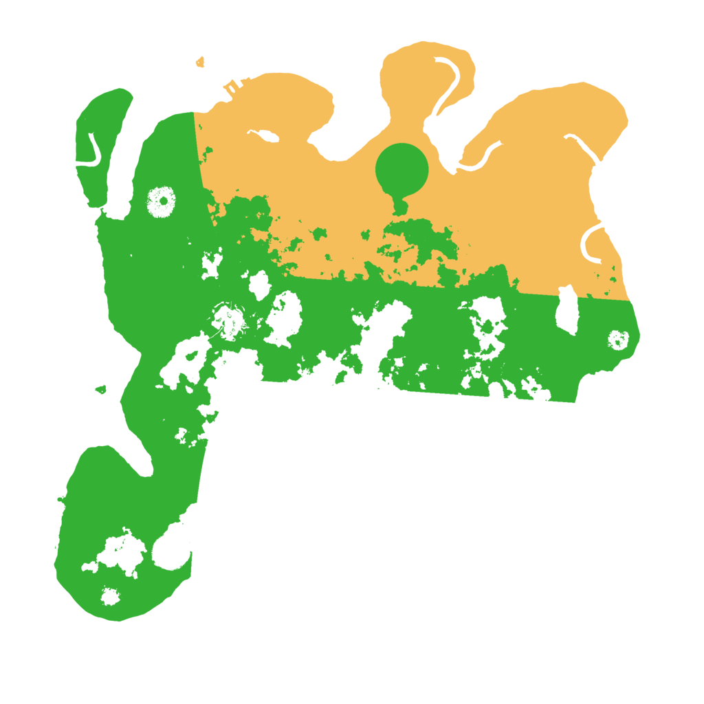 Biome Rust Map: Procedural Map, Size: 3500, Seed: 7699666