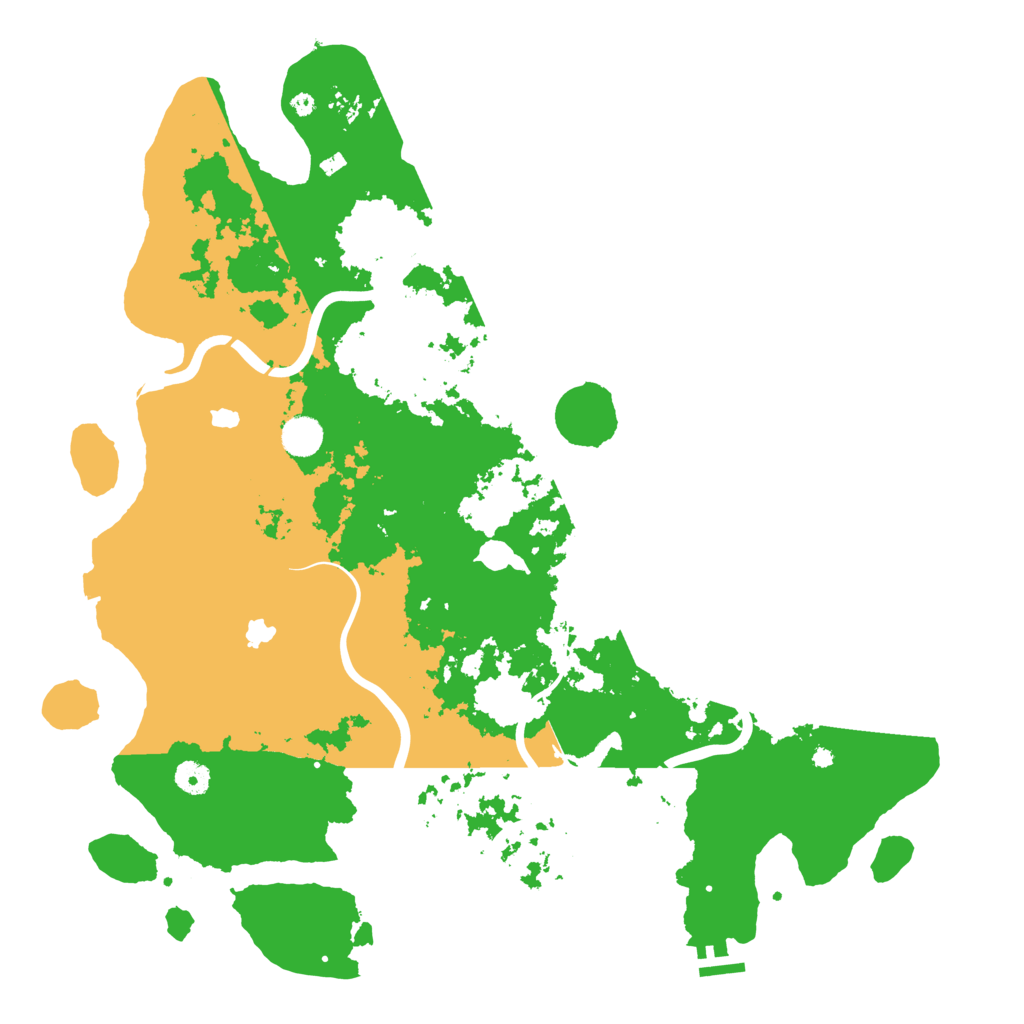 Biome Rust Map: Procedural Map, Size: 4500, Seed: 314199576