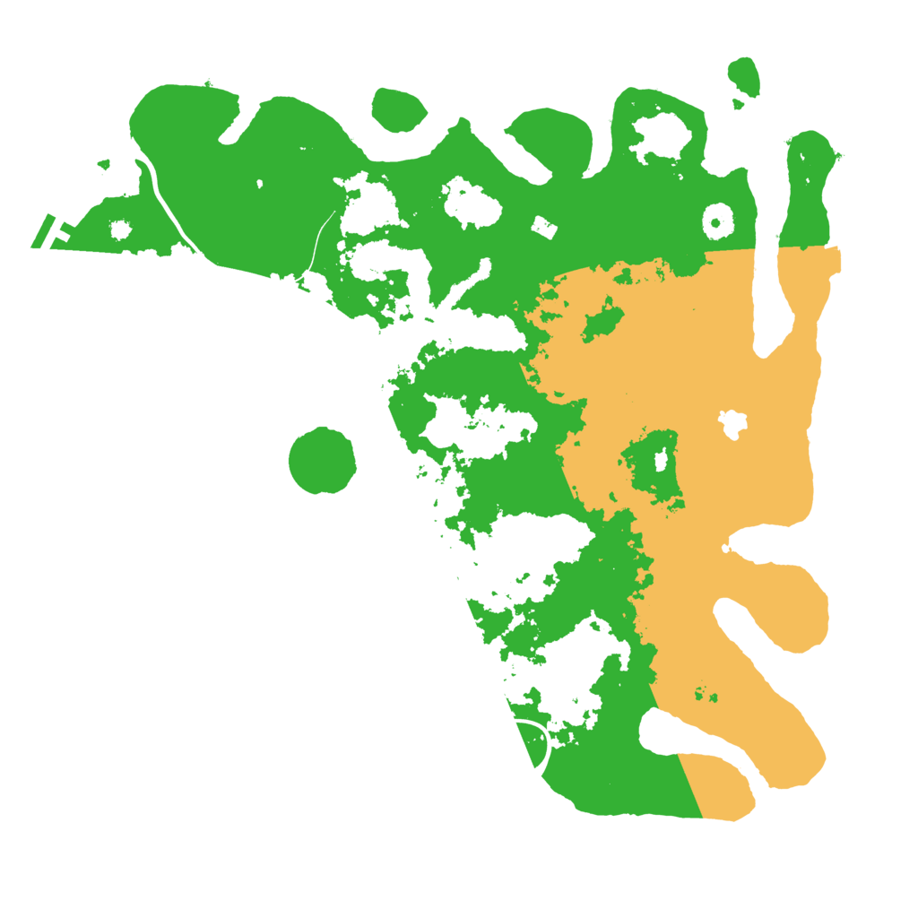 Biome Rust Map: Procedural Map, Size: 4000, Seed: 114307300