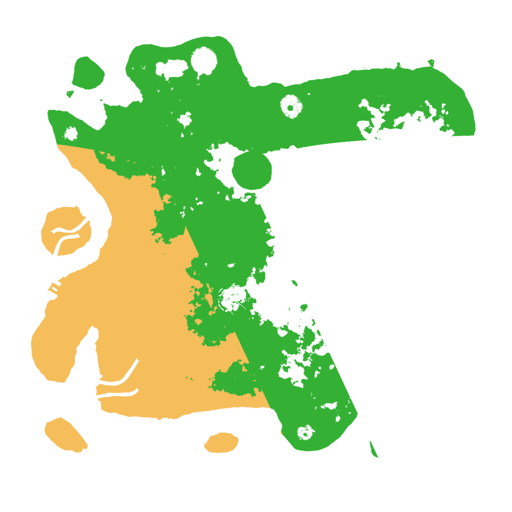 Biome Rust Map: Procedural Map, Size: 3500, Seed: 631497916