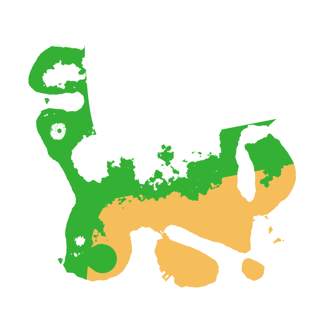 Biome Rust Map: Procedural Map, Size: 2900, Seed: 68854