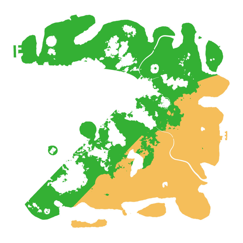 Biome Rust Map: Procedural Map, Size: 4050, Seed: 1088926326