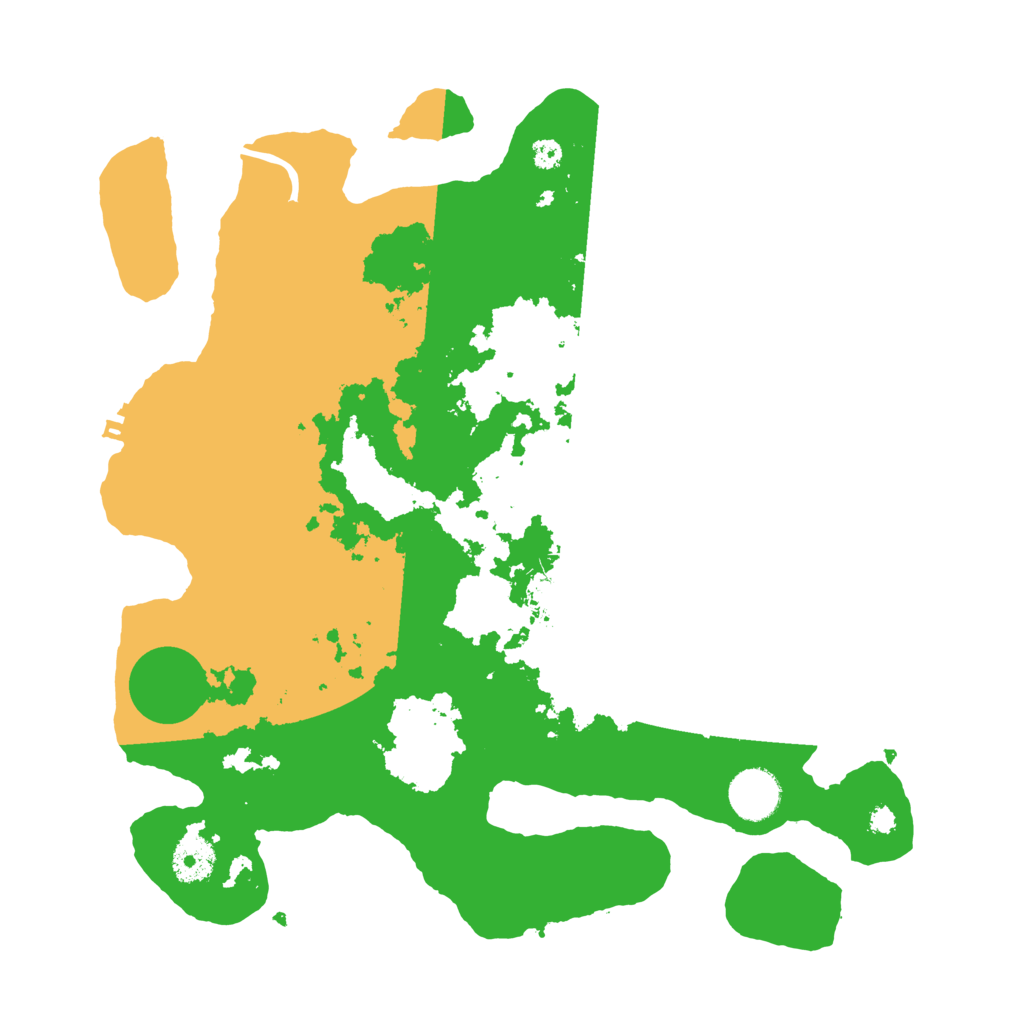 Biome Rust Map: Procedural Map, Size: 3500, Seed: 20230303