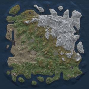 Thumbnail Rust Map: Procedural Map, Size: 4800, Seed: 878833856, 18 Monuments