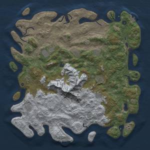 Thumbnail Rust Map: Procedural Map, Size: 5000, Seed: 1529297489, 18 Monuments