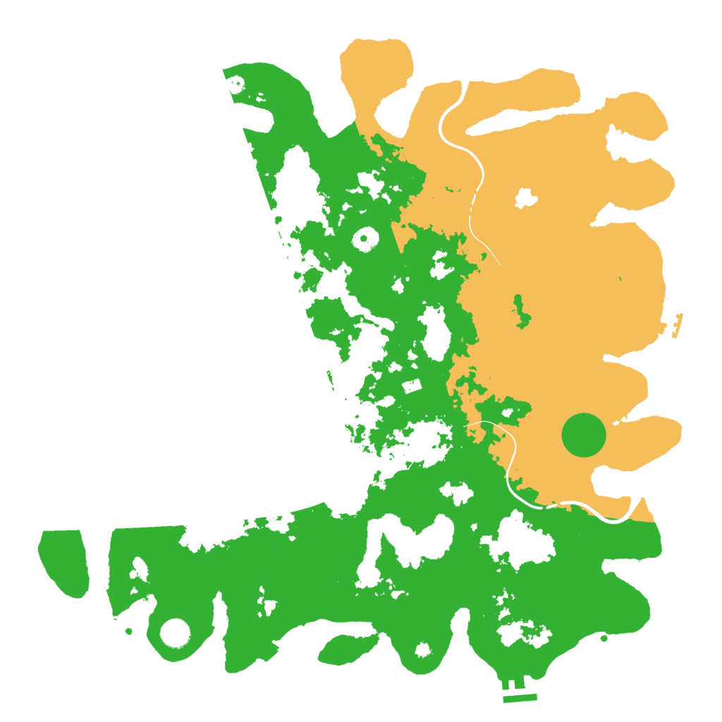 Biome Rust Map: Procedural Map, Size: 4300, Seed: 241165