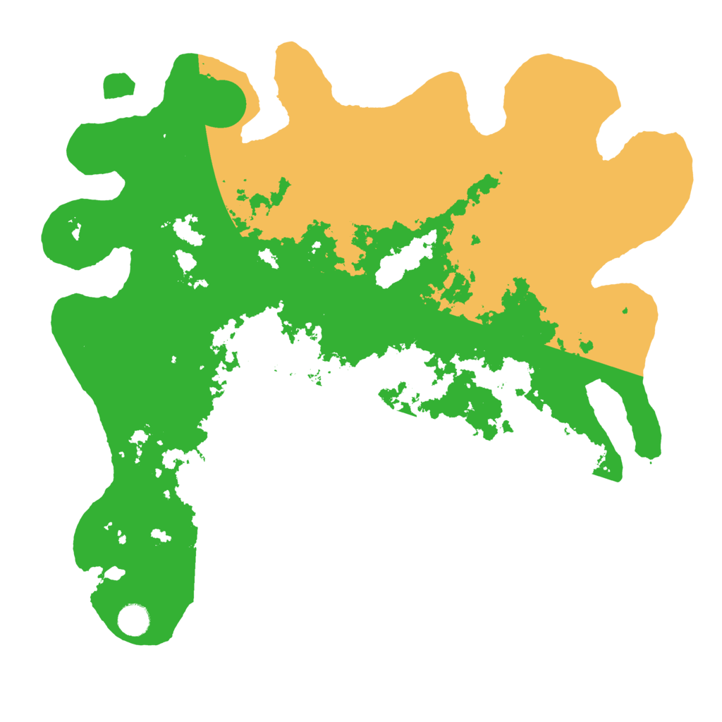 Biome Rust Map: Barren, Size: 4000, Seed: 1178681654