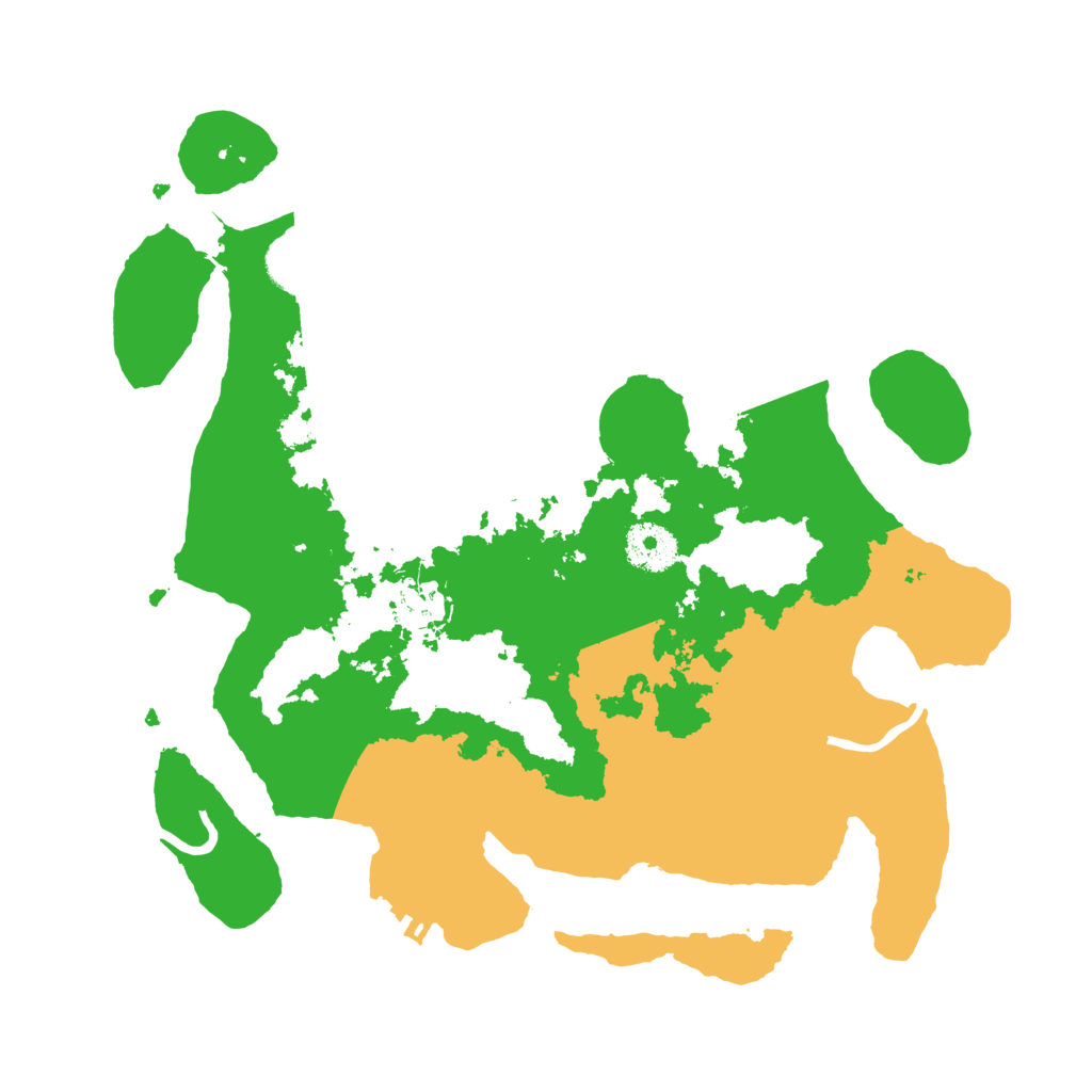 Biome Rust Map: Procedural Map, Size: 3250, Seed: 9144358