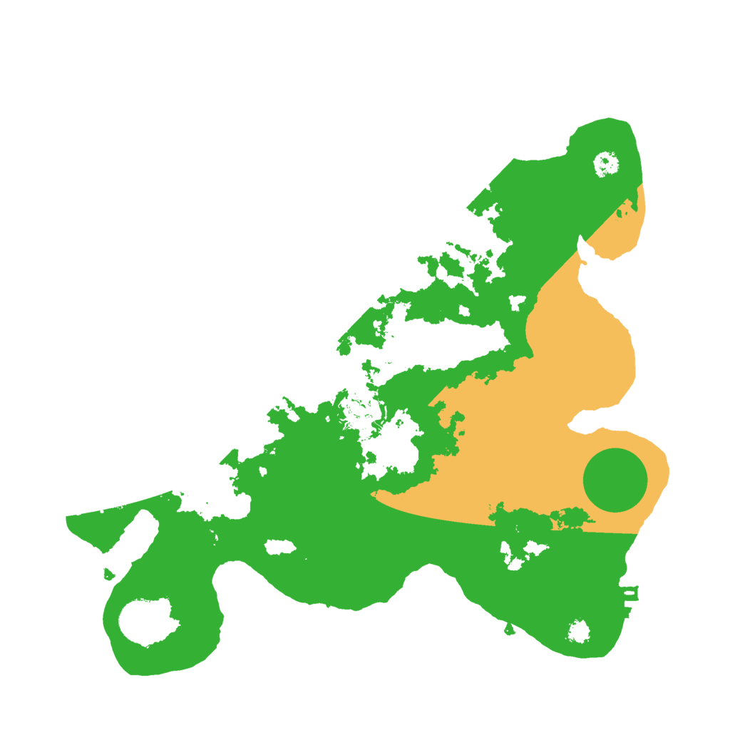 Biome Rust Map: Procedural Map, Size: 3000, Seed: 3508127