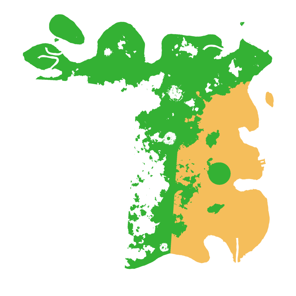 Biome Rust Map: Procedural Map, Size: 3500, Seed: 123456790