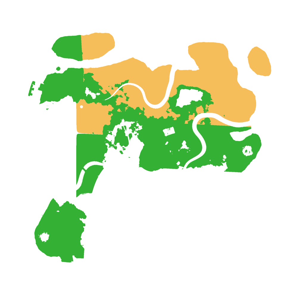 Biome Rust Map: Procedural Map, Size: 3000, Seed: 945762903