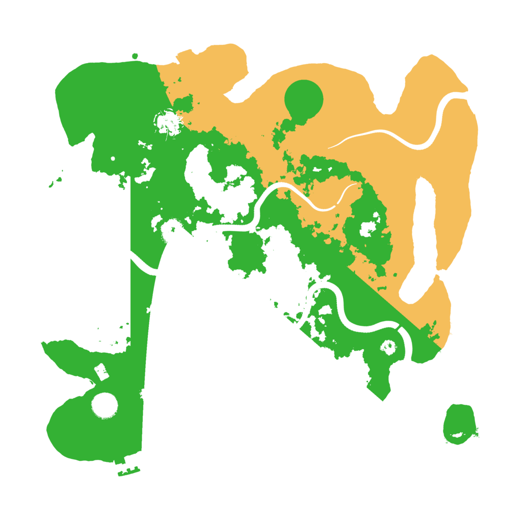 Biome Rust Map: Procedural Map, Size: 3550, Seed: 221977