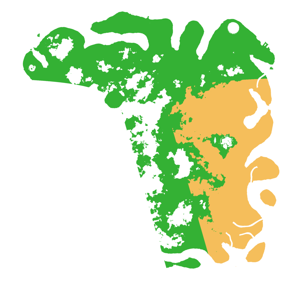 Biome Rust Map: Procedural Map, Size: 4500, Seed: 1570986597
