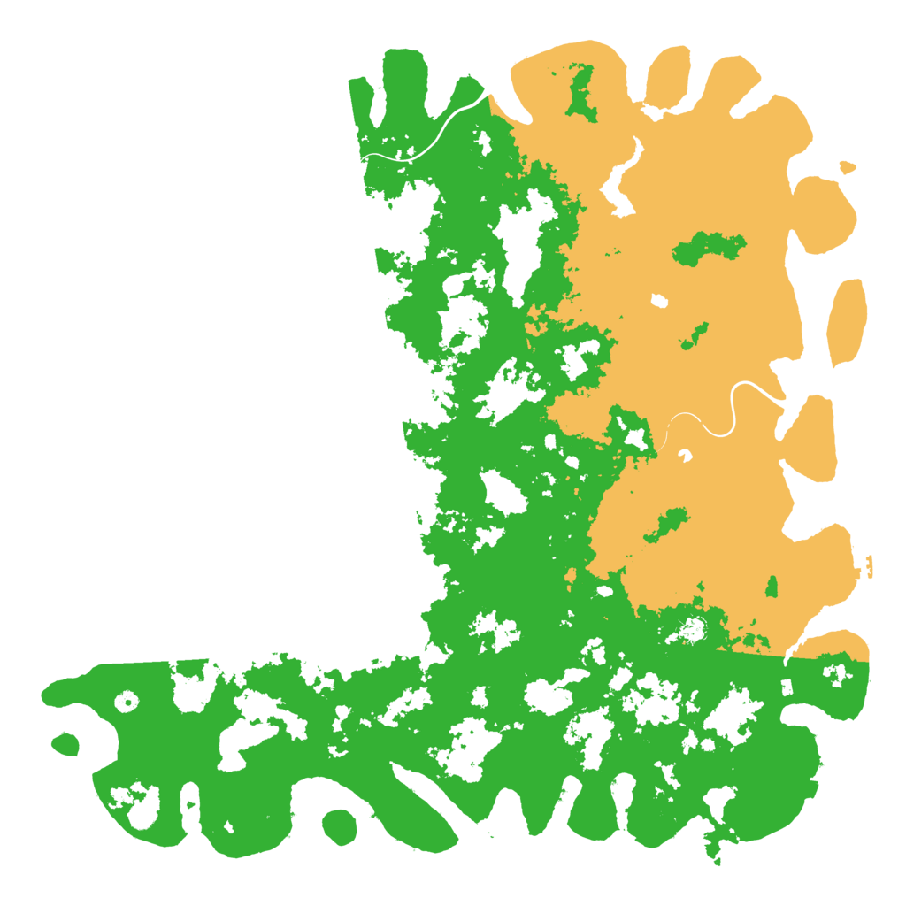 Biome Rust Map: Procedural Map, Size: 6000, Seed: 243