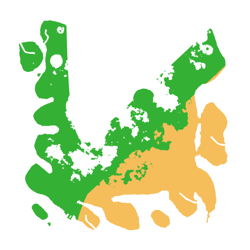 Biome Rust Map: Procedural Map, Size: 3500, Seed: 913505211