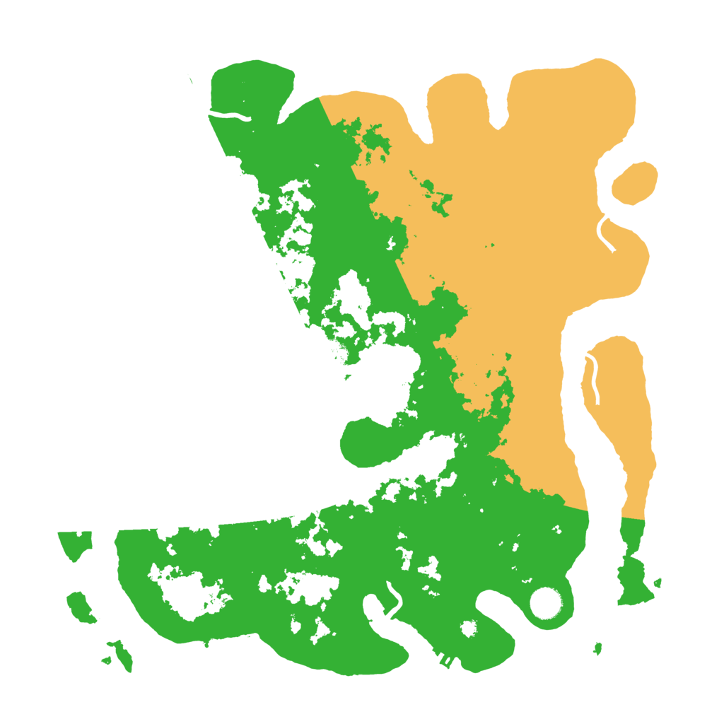 Biome Rust Map: Procedural Map, Size: 4000, Seed: 1343