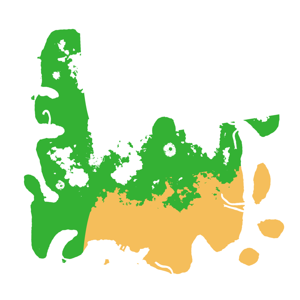 Biome Rust Map: Procedural Map, Size: 3500, Seed: 56501348