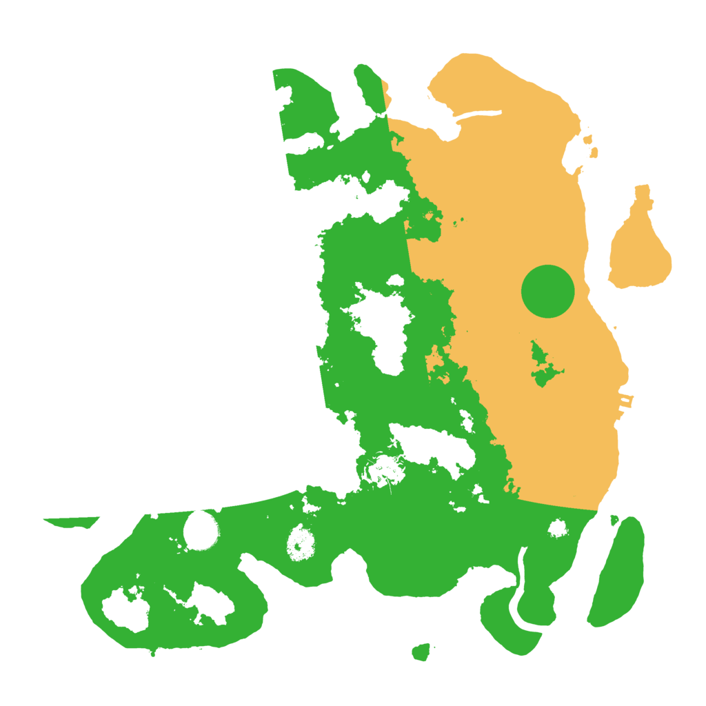 Biome Rust Map: Procedural Map, Size: 3500, Seed: 81408340